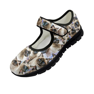 Siamese Cats - Mary Jane Shoes