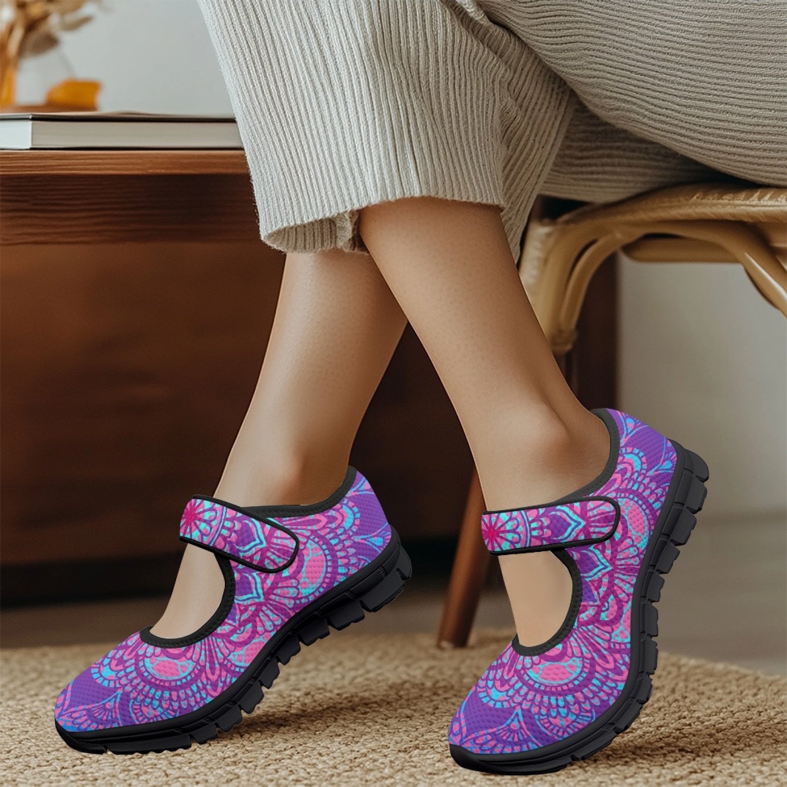 Mandala - Mary Jane Shoes