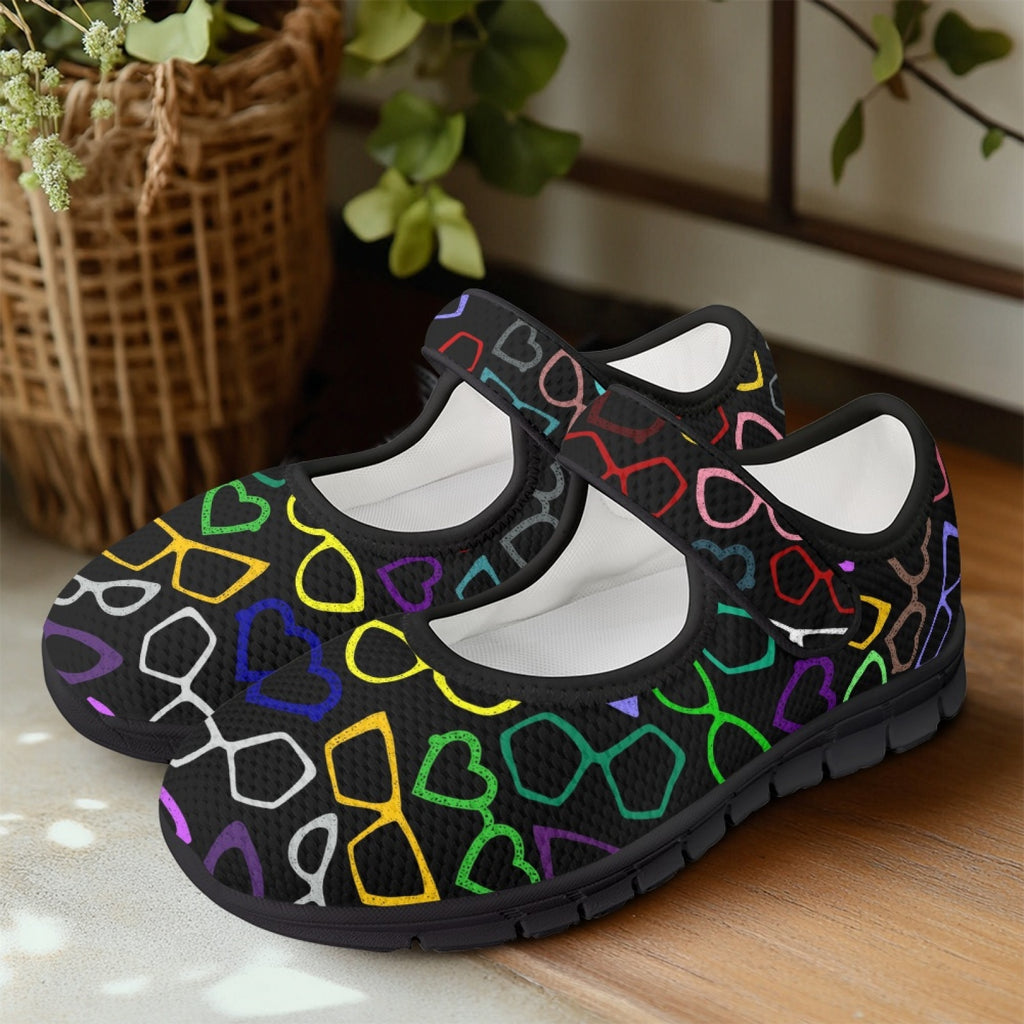 Glasses - Mary Jane Shoes