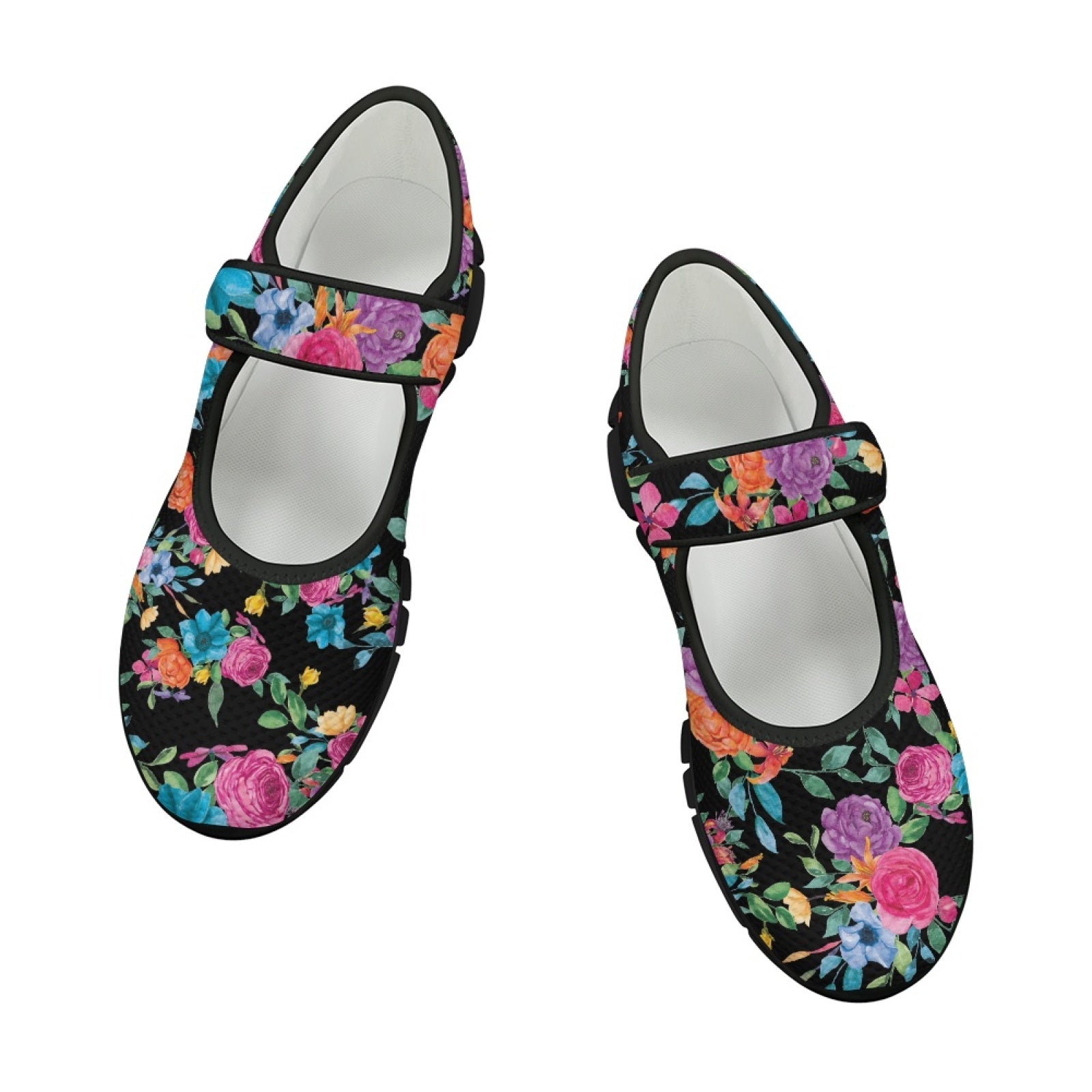 Bright Floral - Mary Jane Shoes