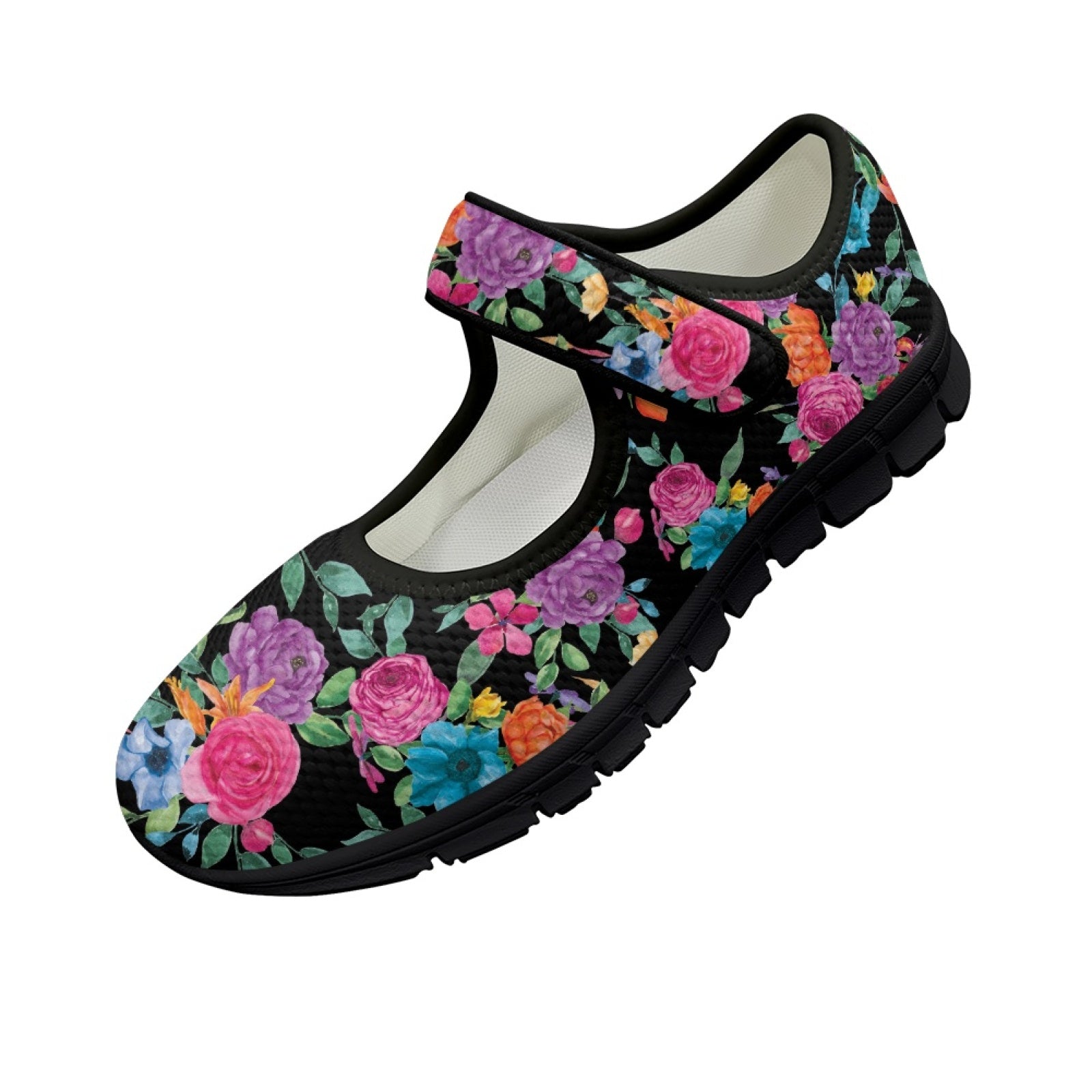 Bright Floral - Mary Jane Shoes