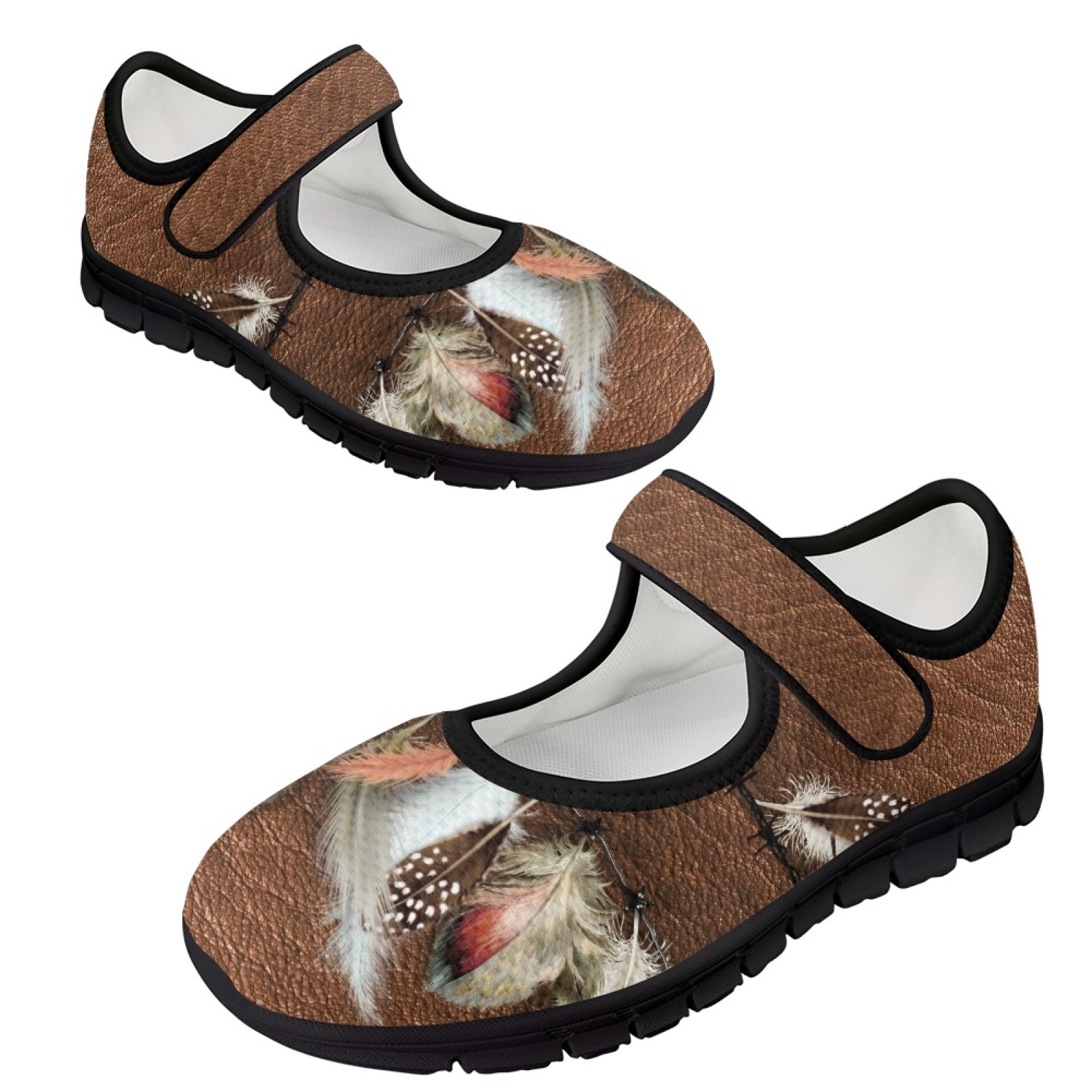 Feathers - Mary Jane Shoes