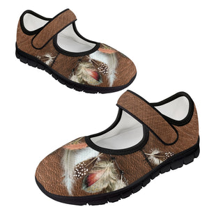 Feathers - Mary Jane Shoes