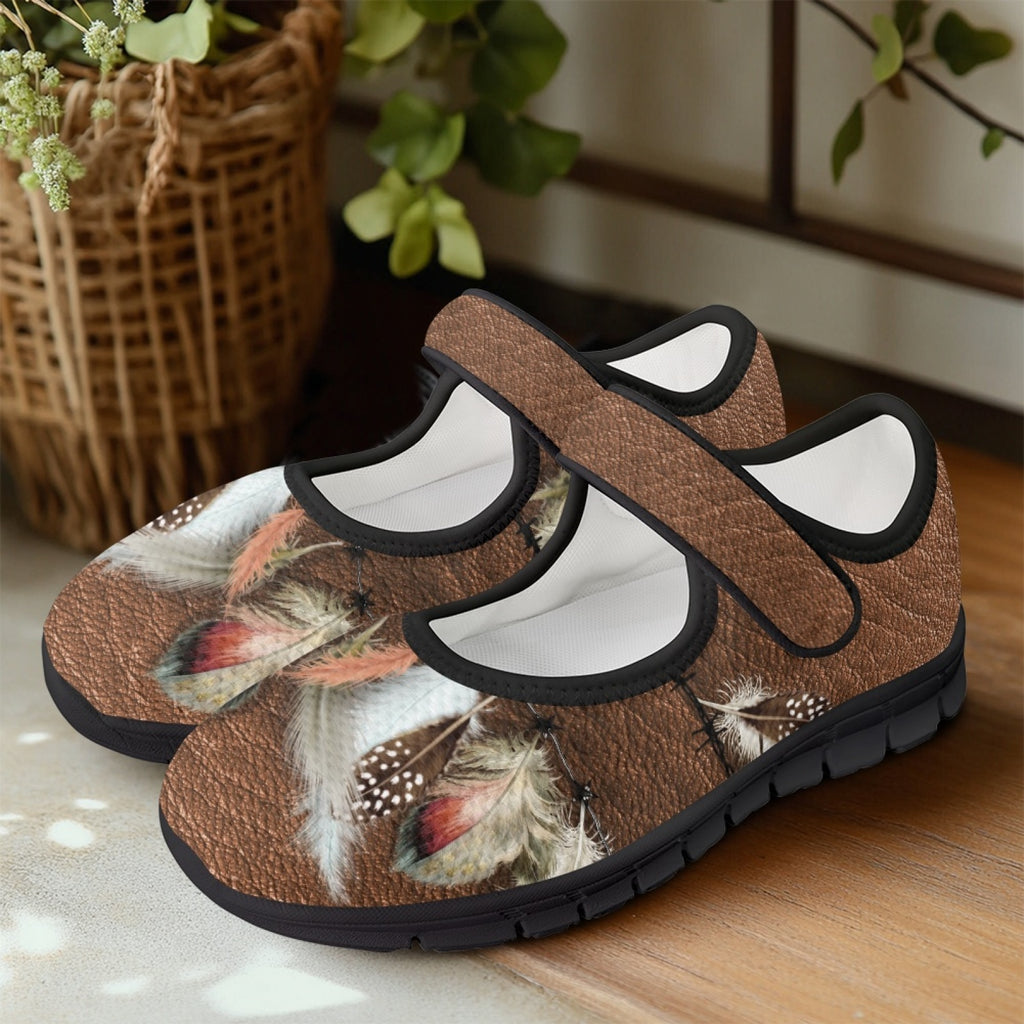 Feathers - Mary Jane Shoes