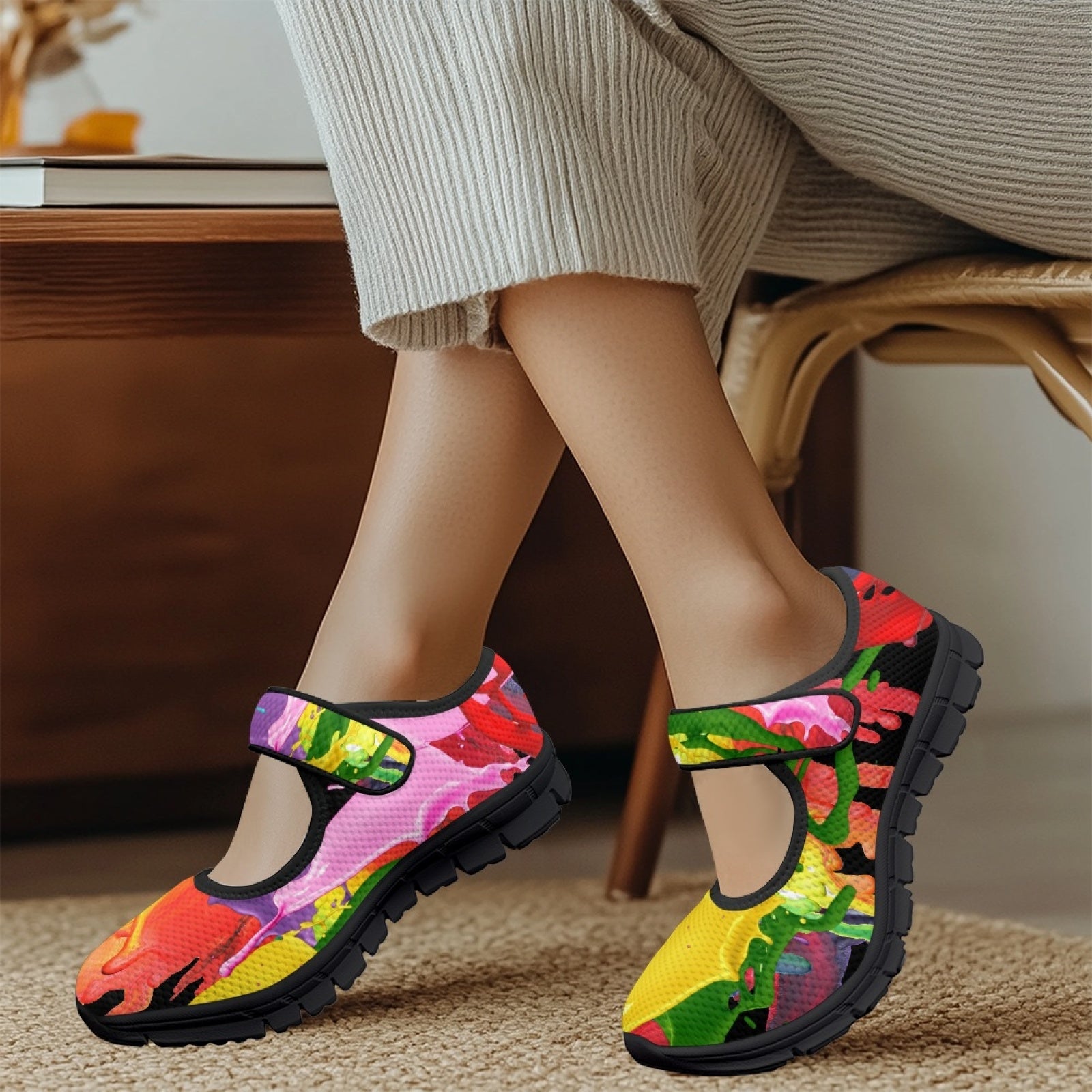 Paint Run - Mary Jane Shoes