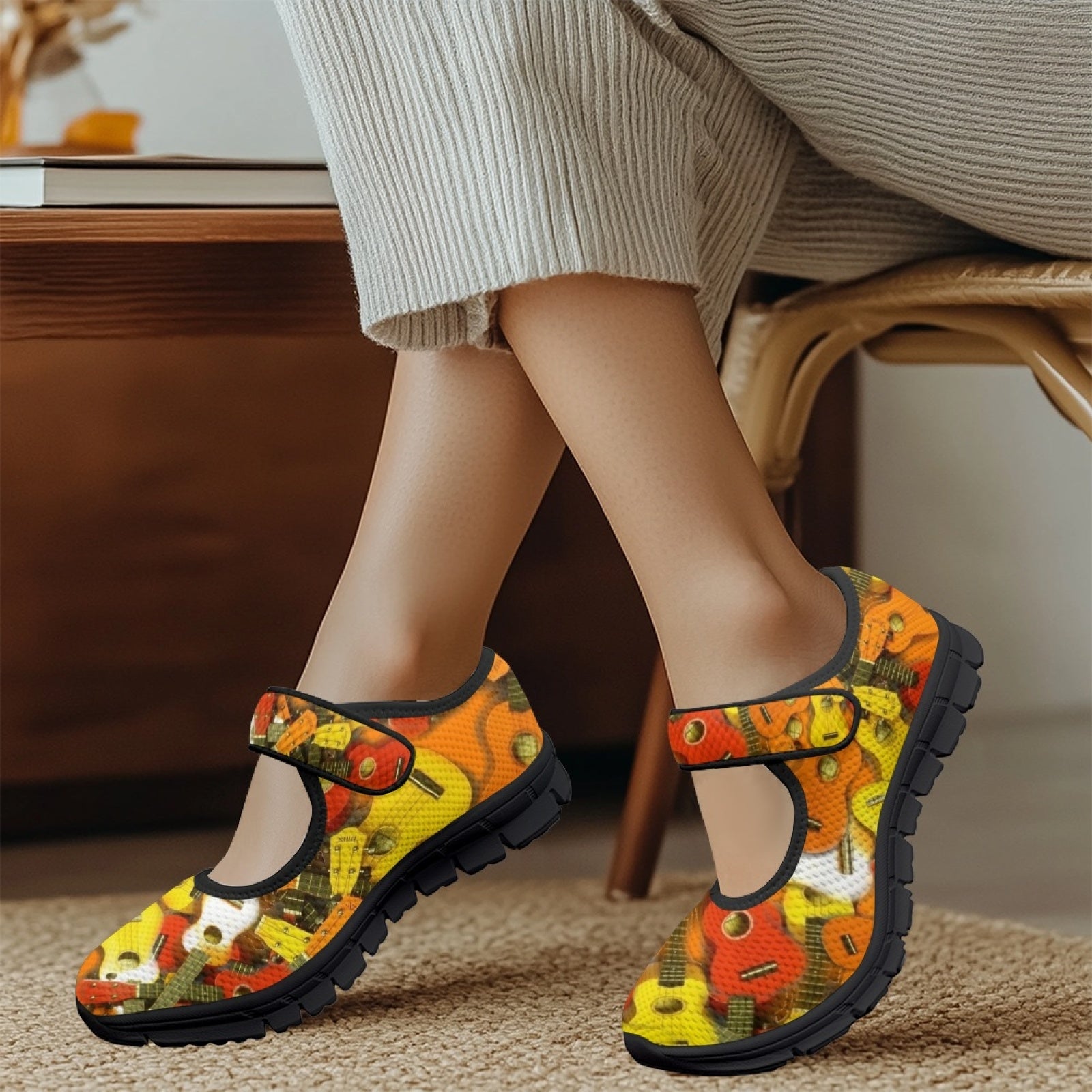 Ukulele - Mary Jane Shoes