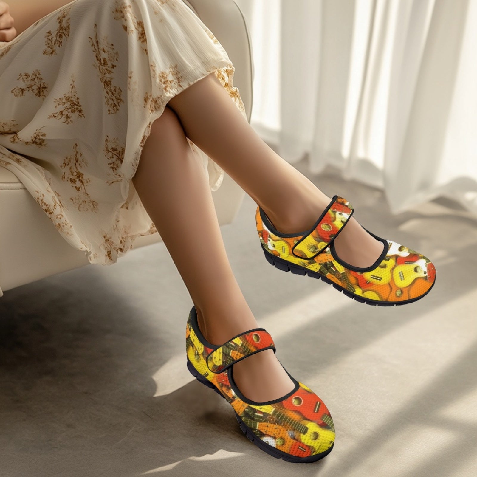 Ukulele - Mary Jane Shoes