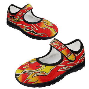 Flames - Mary Jane Shoes