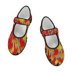 Flames - Mary Jane Shoes