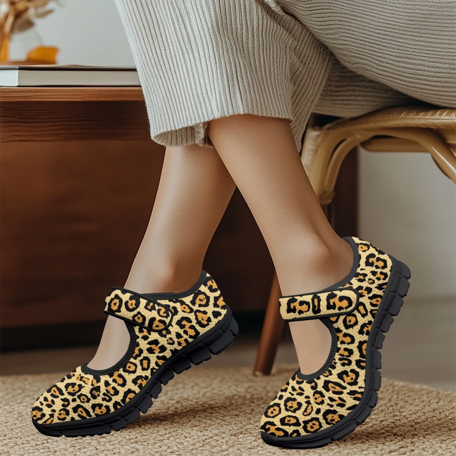 Leopard - Mary Jane Shoes