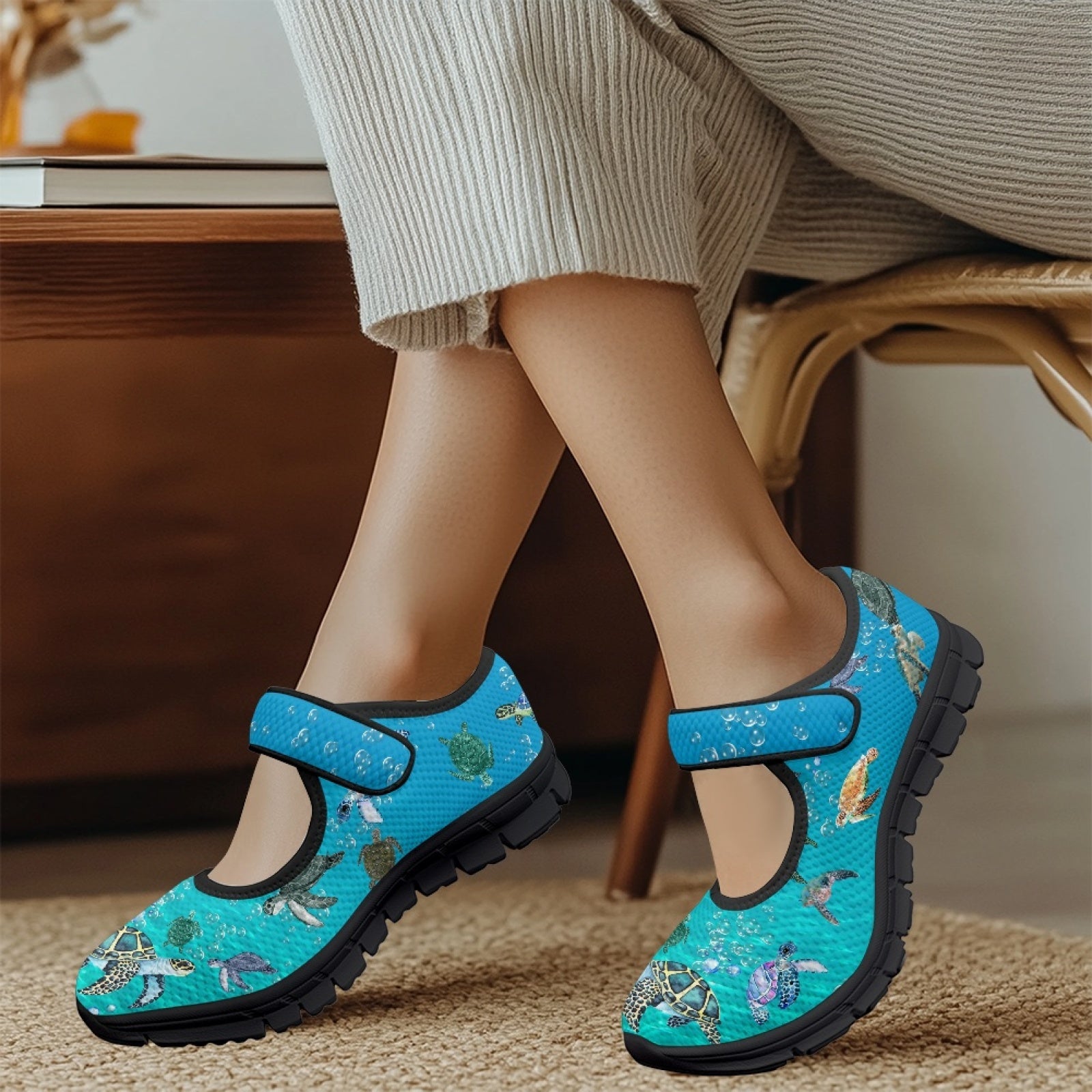 Turtle - Mary Jane Shoes