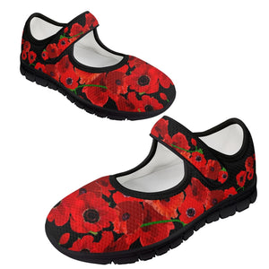 Poppies - Mary Jane Shoes