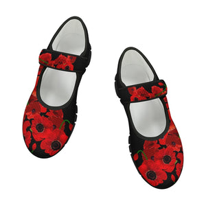 Poppies - Mary Jane Shoes