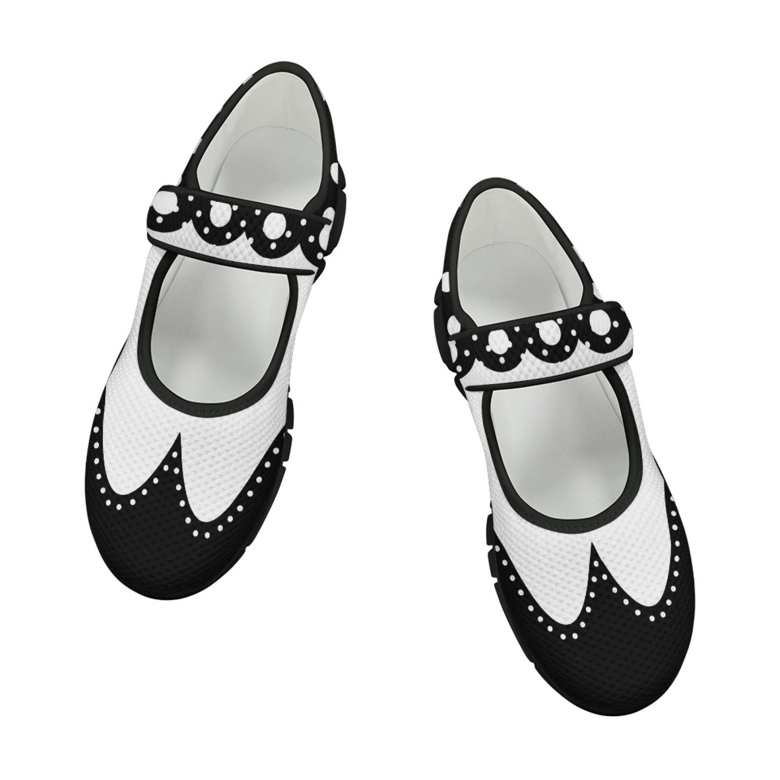 Wingtips Polkadot - Mary Jane Shoes