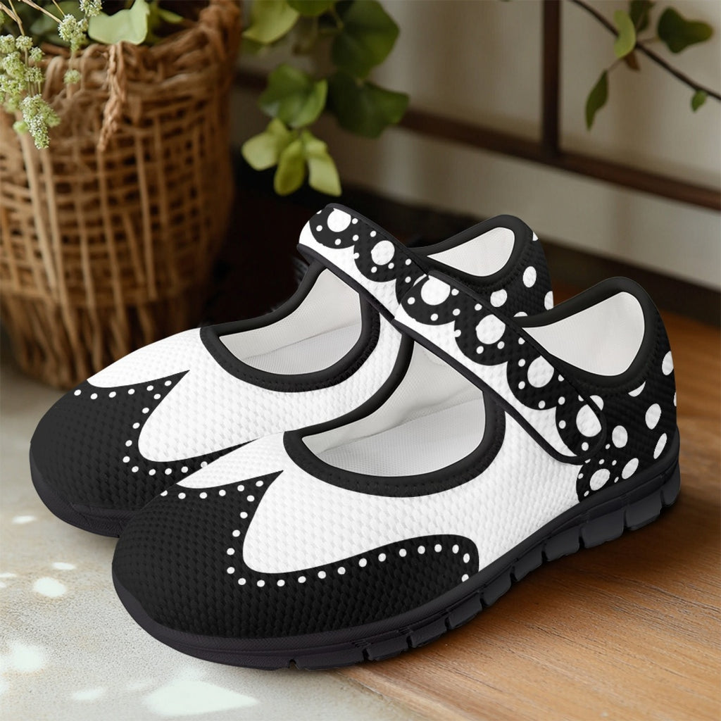 Wingtips Polkadot - Mary Jane Shoes