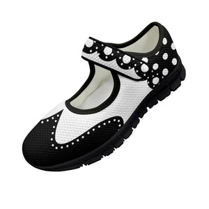 Wingtips Polkadot - Mary Jane Shoes
