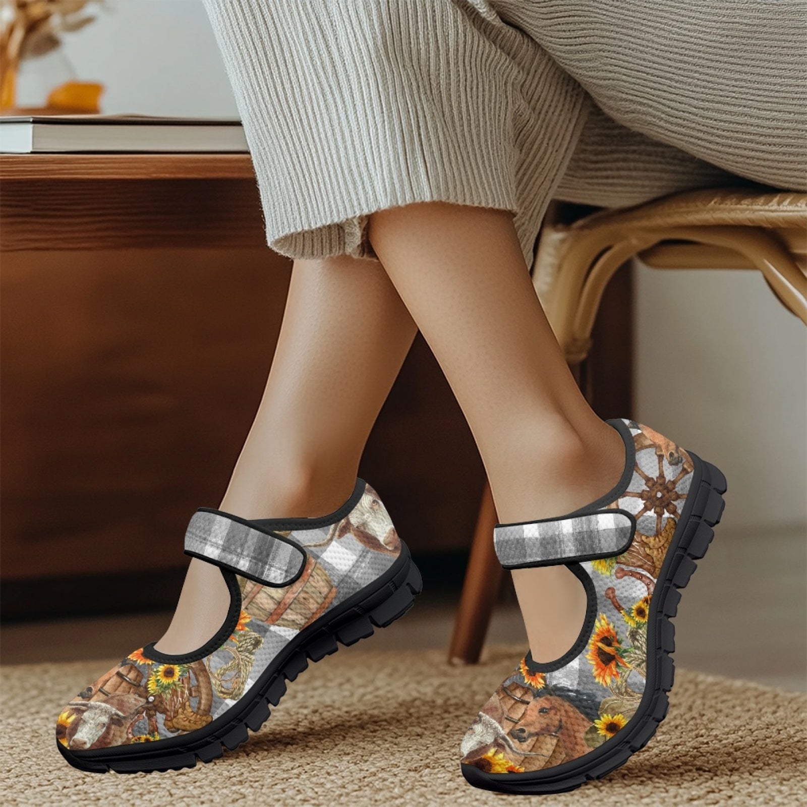 Cowgirl Western - Mary Jane Shoes