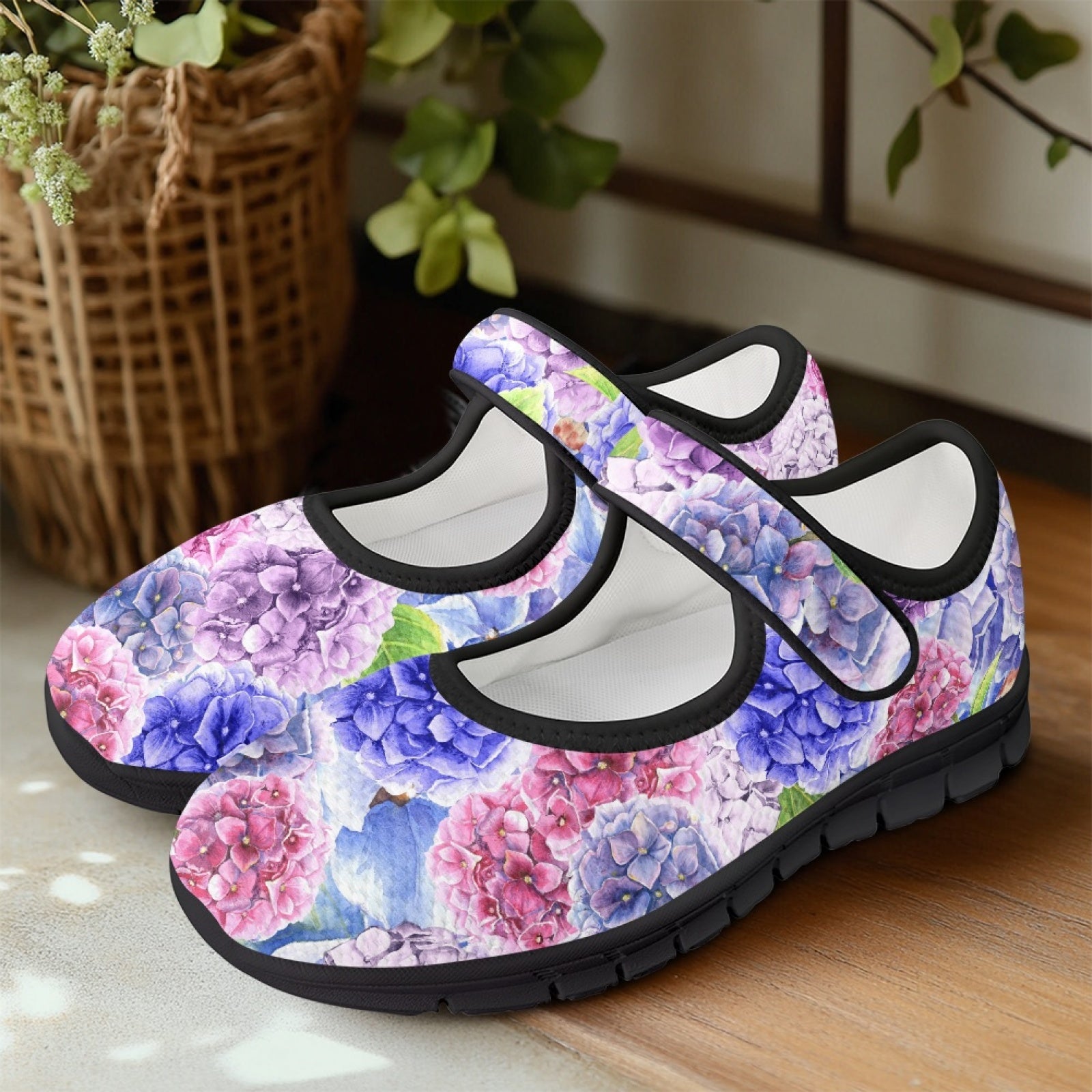 Hydrangeas - Mary Jane Shoes