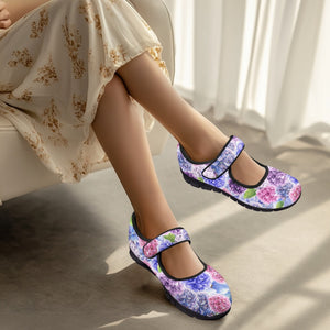 Hydrangeas - Mary Jane Shoes