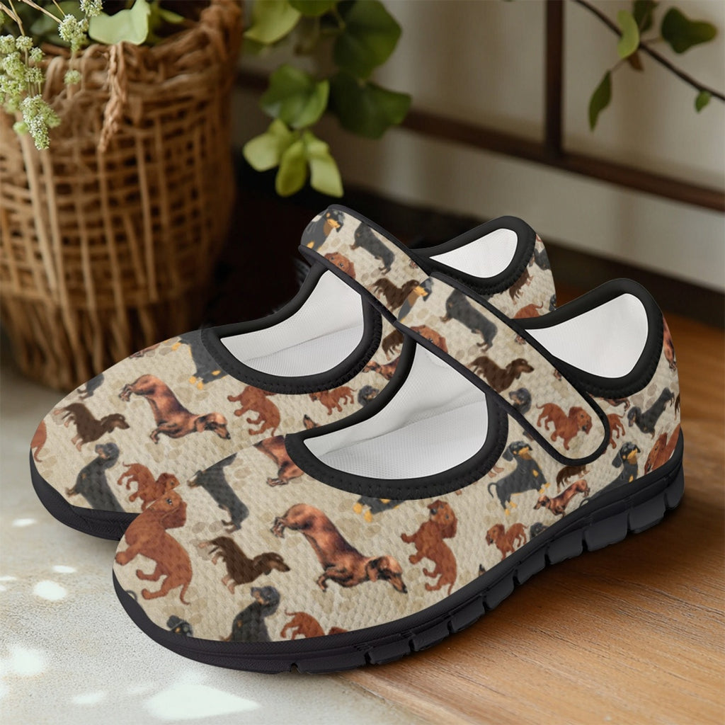 Dachshund - Mary Jane Shoes