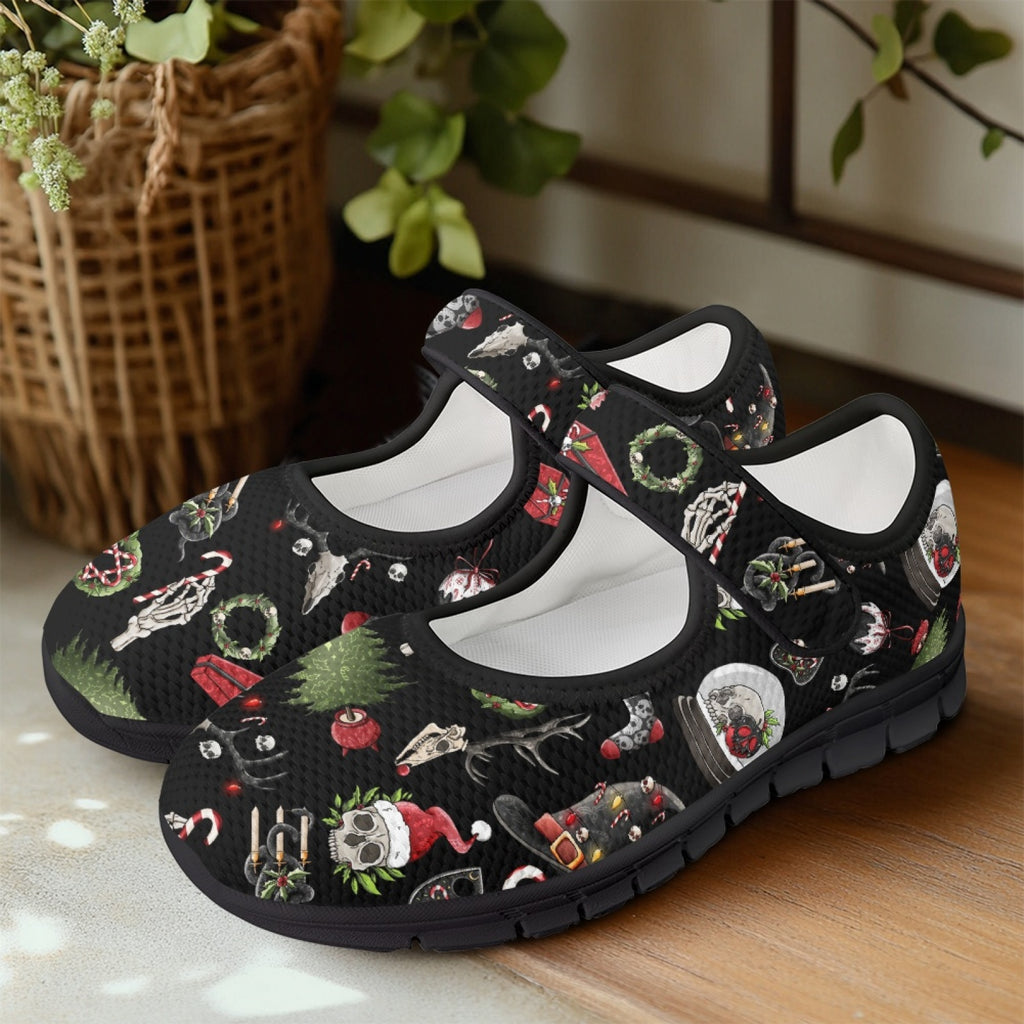 Gothic Xmas - Mary Jane Shoes