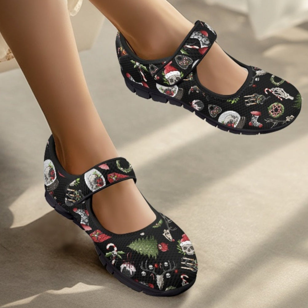 Gothic Xmas - Mary Jane Shoes