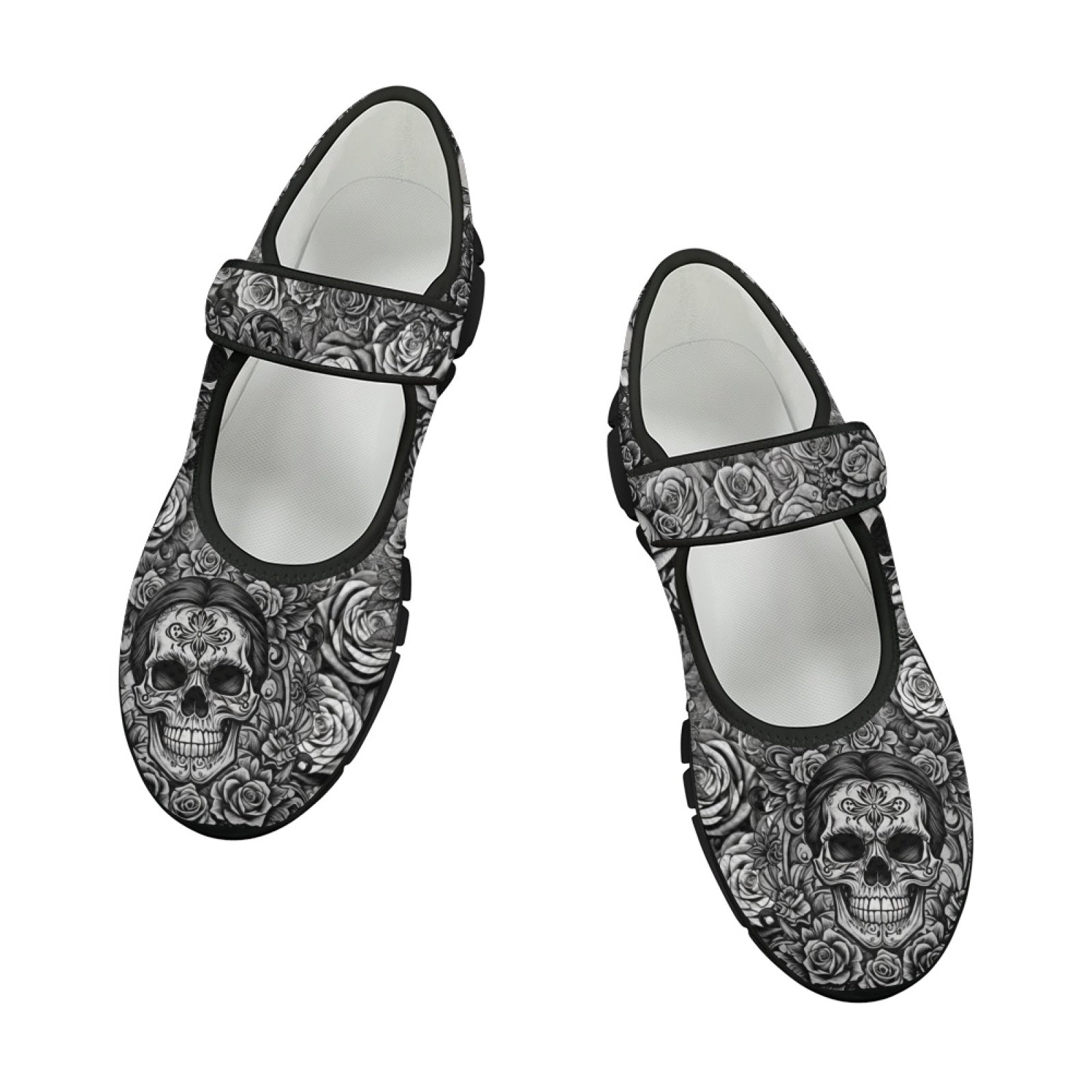 Skulls & Roses - Mary Jane Shoes