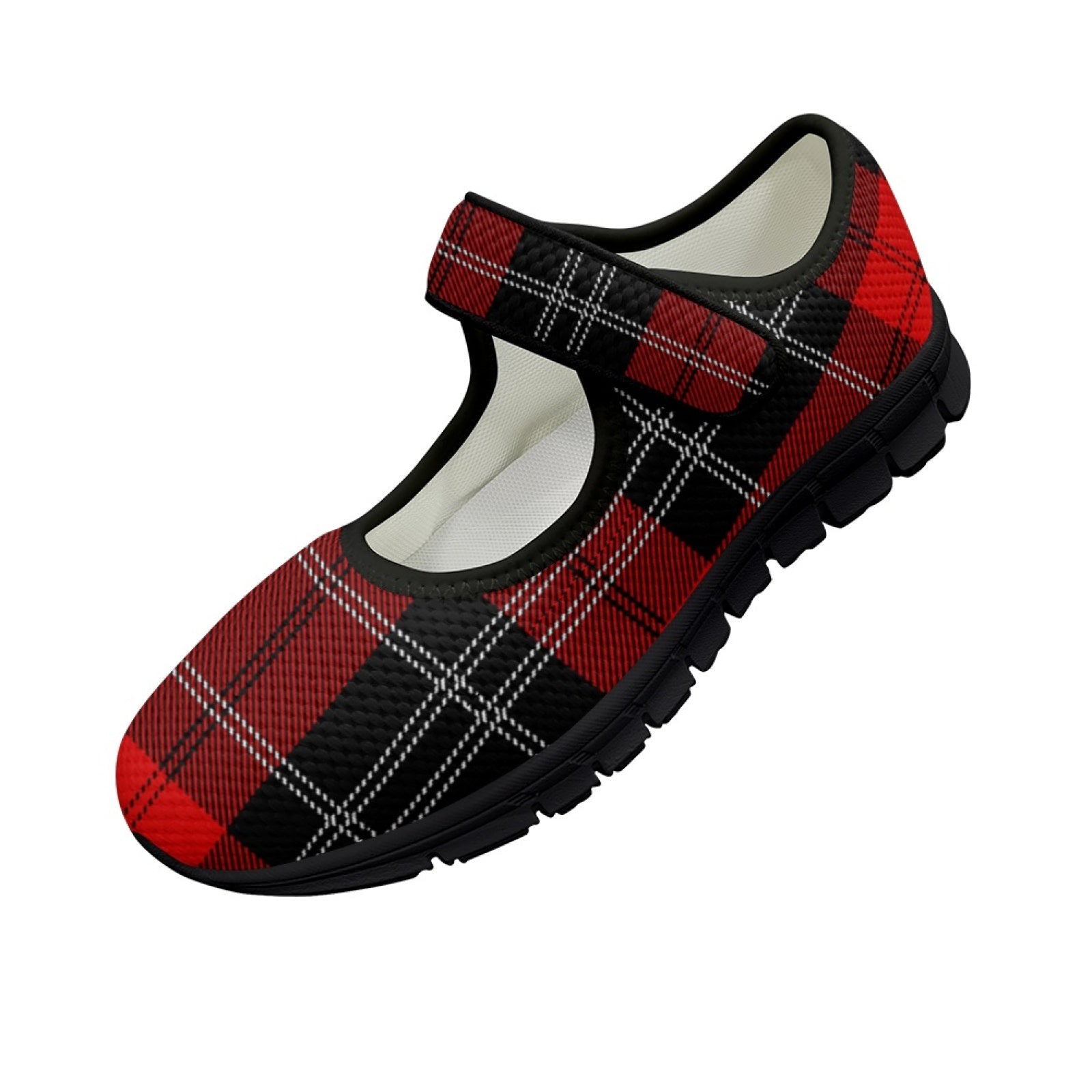 Tartan Red - Mary Jane Shoes