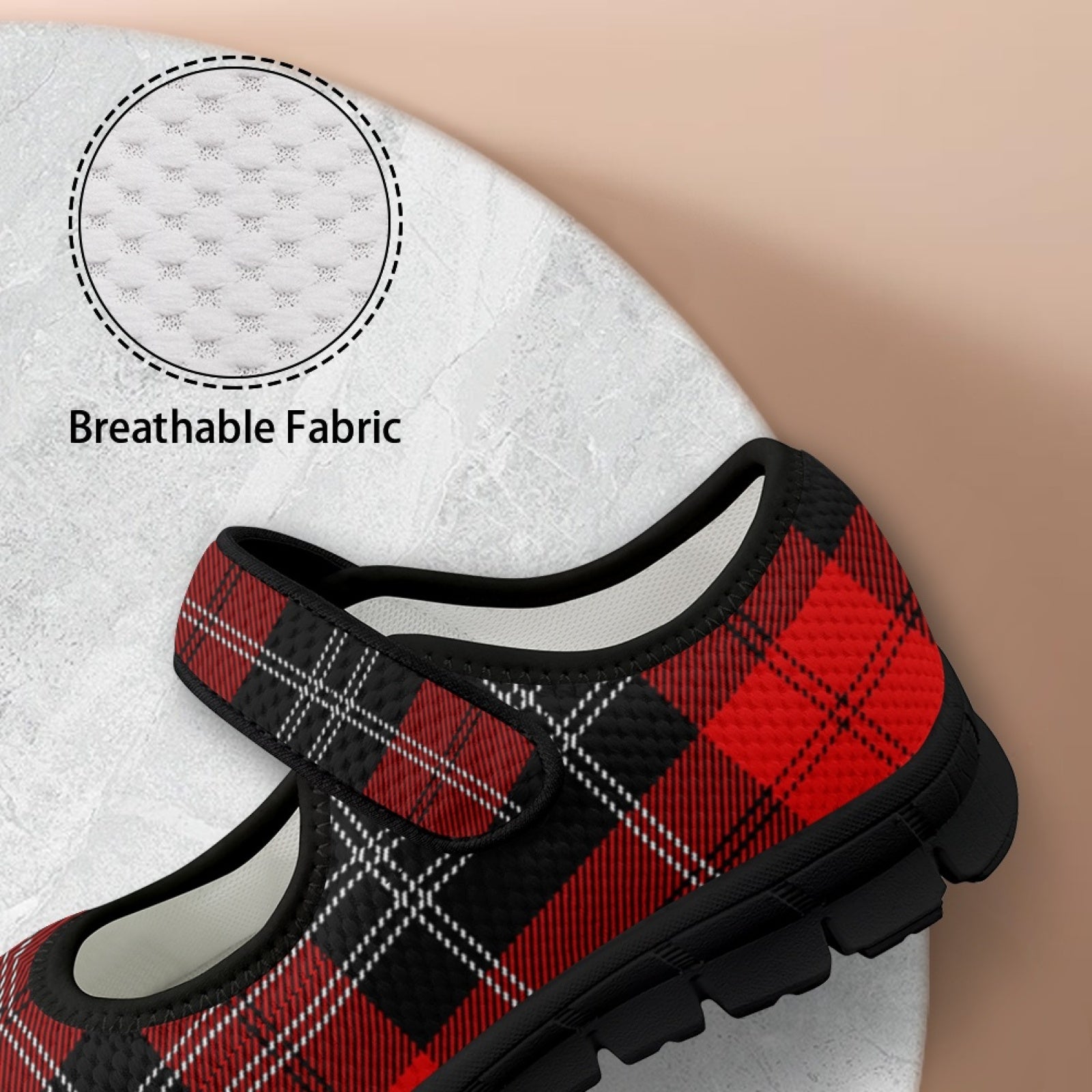 Tartan Red - Mary Jane Shoes