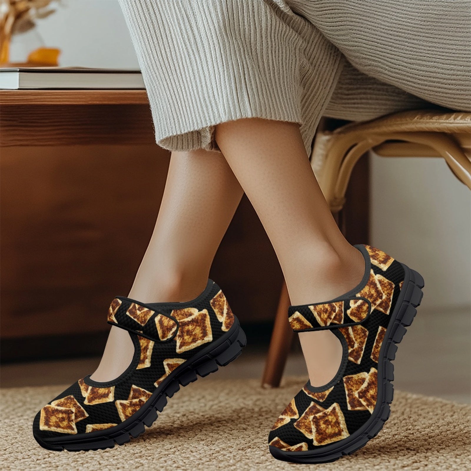 Toast Spread - Mary Jane Shoes