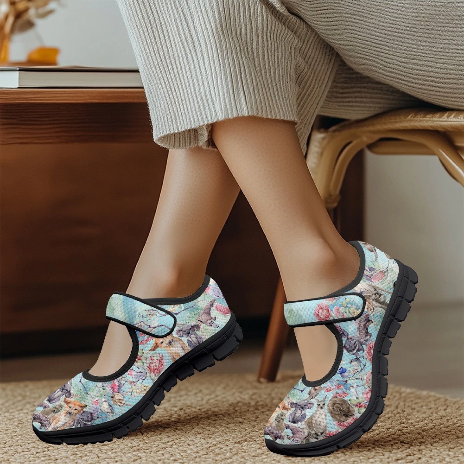 Aussie Animals - Mary Jane Shoes