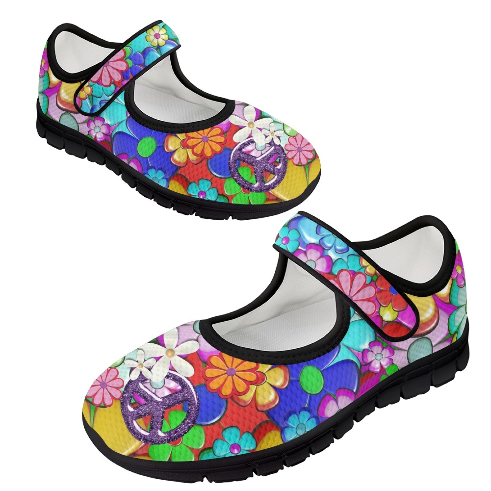 Flower Power - Mary Jane Shoes