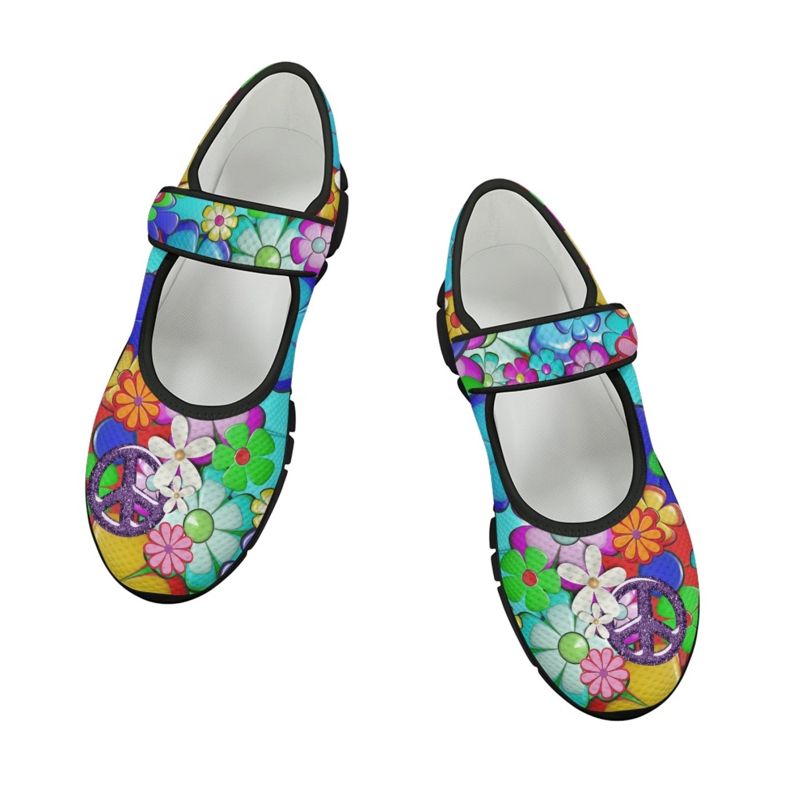 Flower Power - Mary Jane Shoes