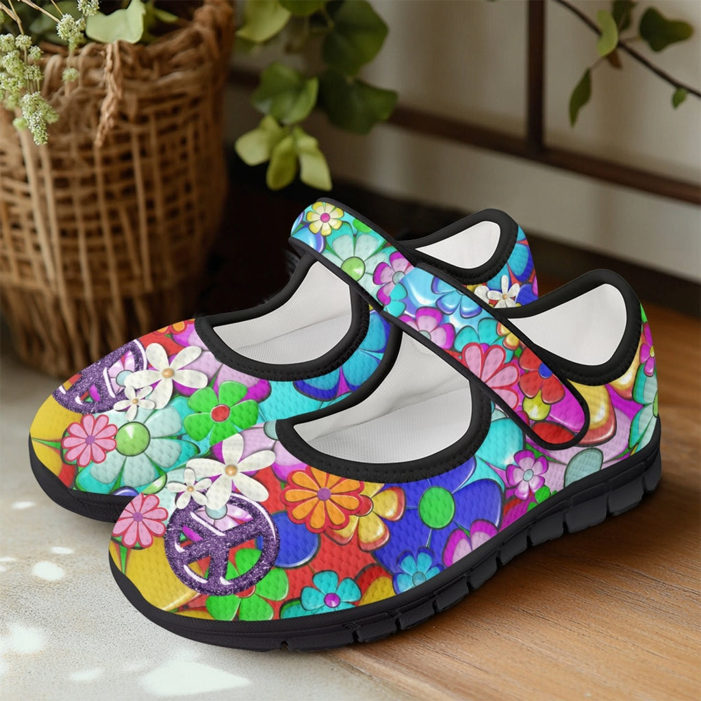 Flower Power - Mary Jane Shoes
