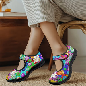 Flower Power - Mary Jane Shoes