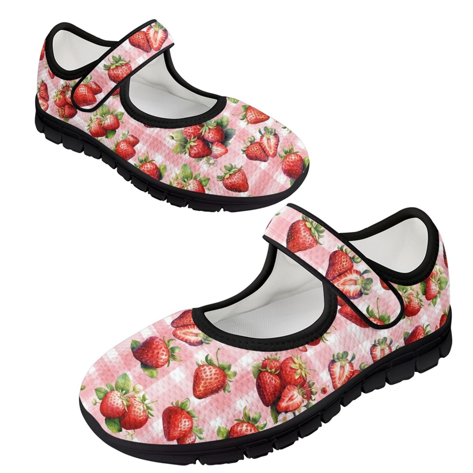 Strawberries - Mary Jane Shoes
