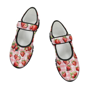 Strawberries - Mary Jane Shoes