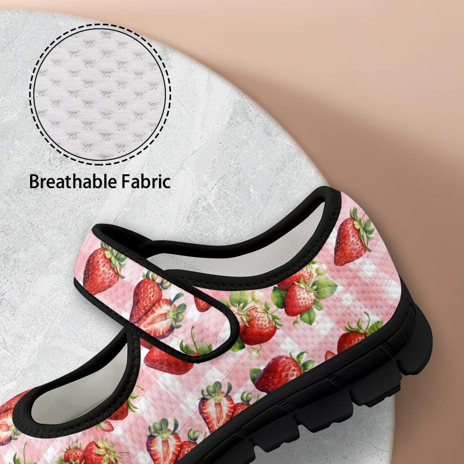 Strawberries - Mary Jane Shoes
