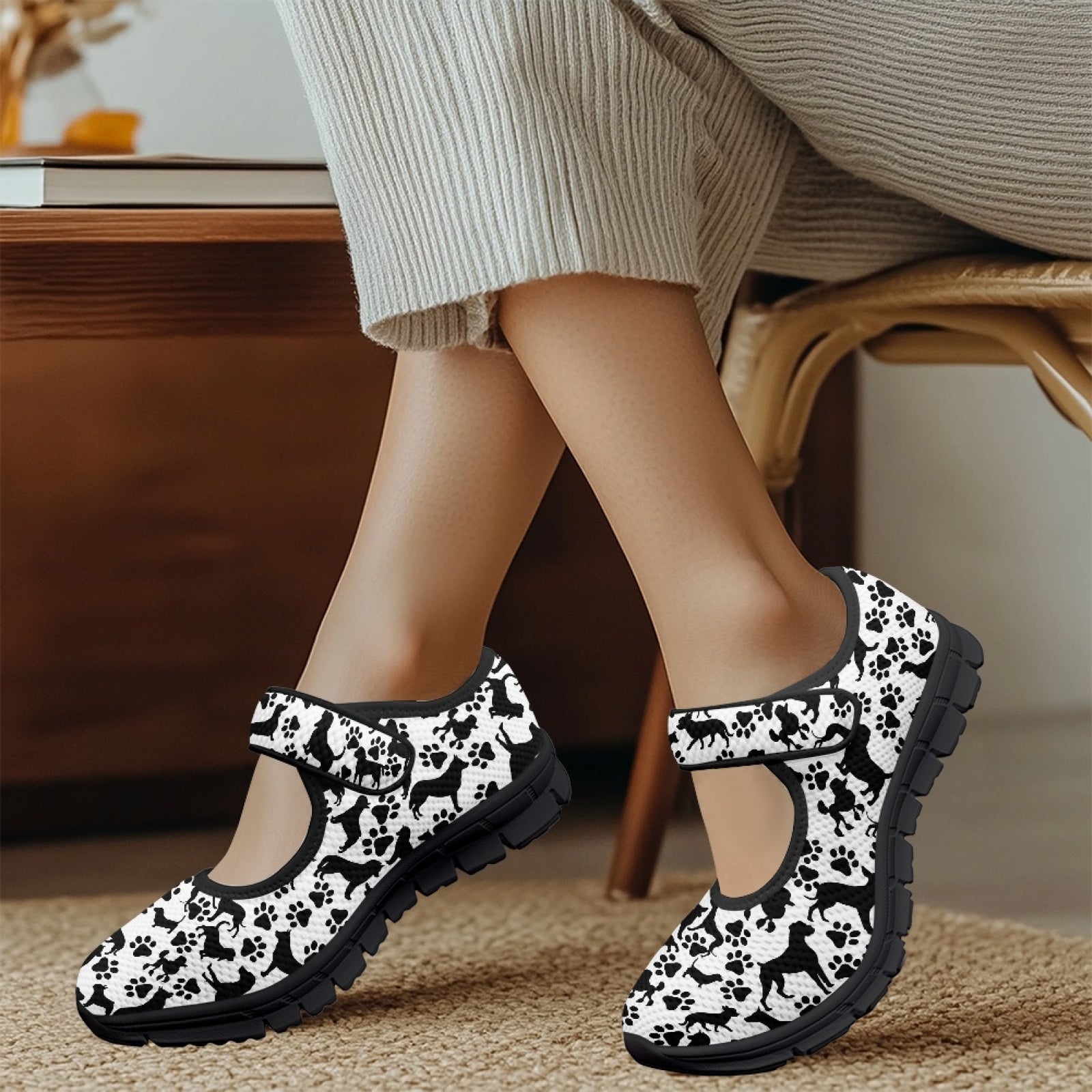 Black Dog - Mary Jane Shoes