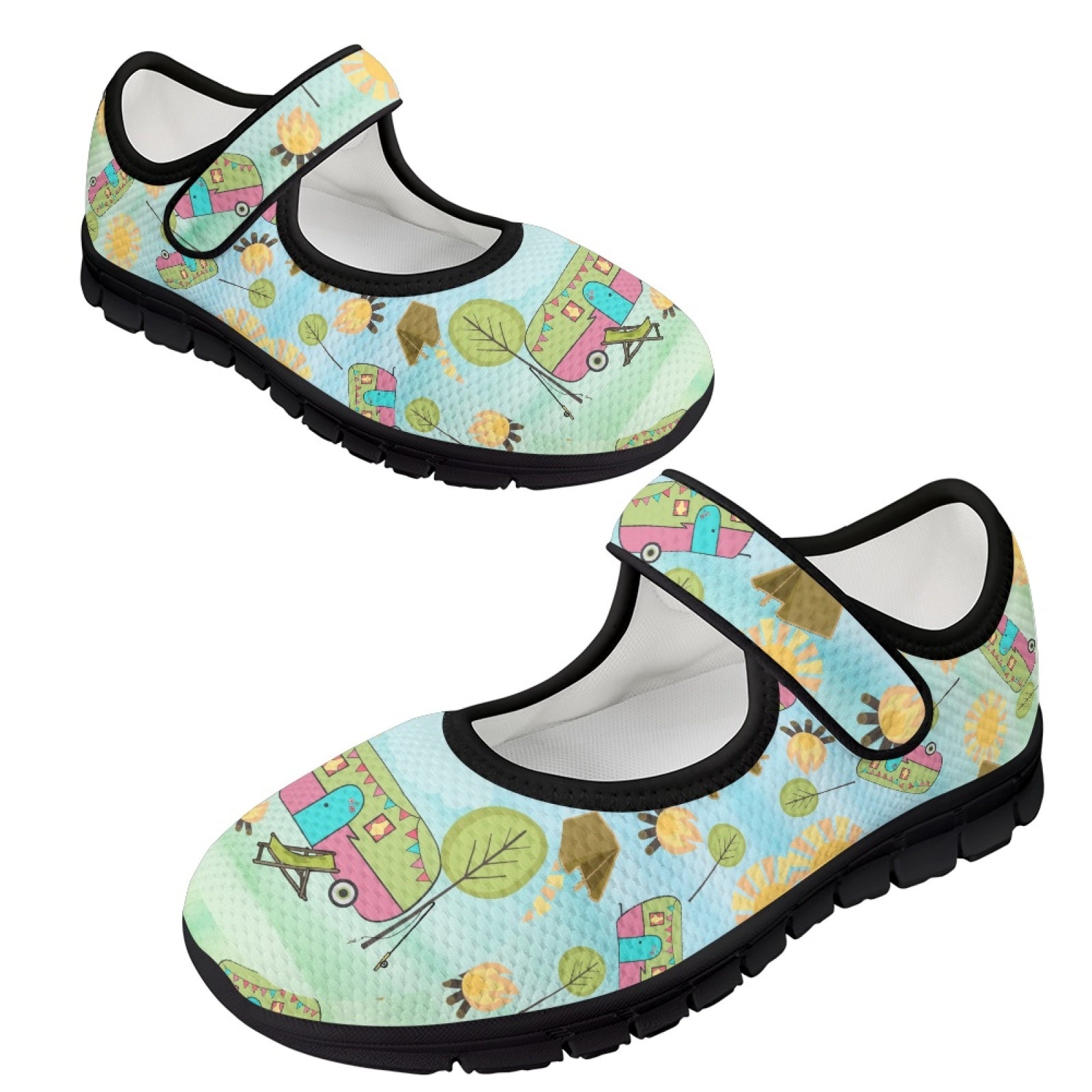 Happy Camper - Mary Jane Shoes
