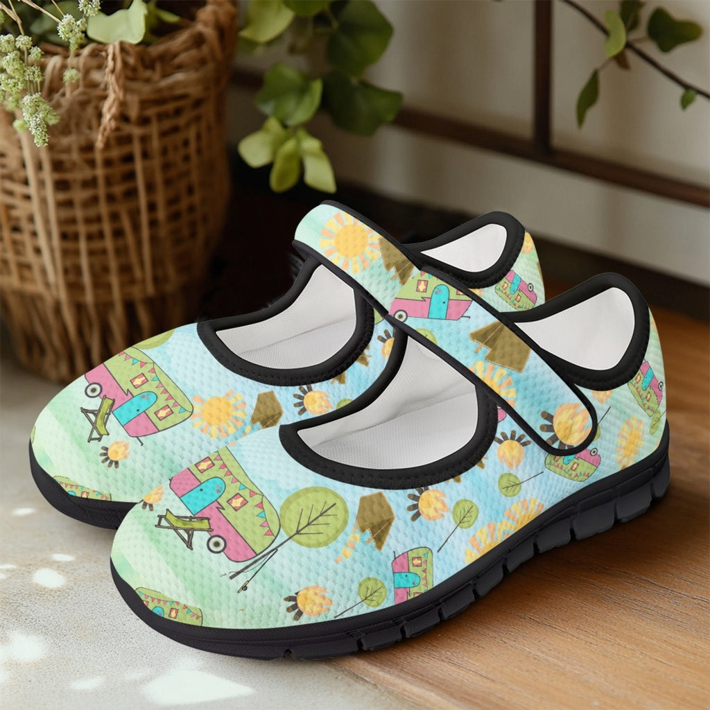 Happy Camper - Mary Jane Shoes