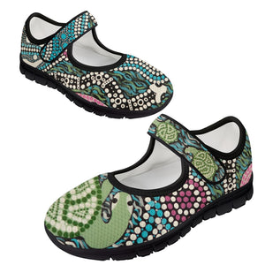 Family Travelling Together - Mary Jane Shoes