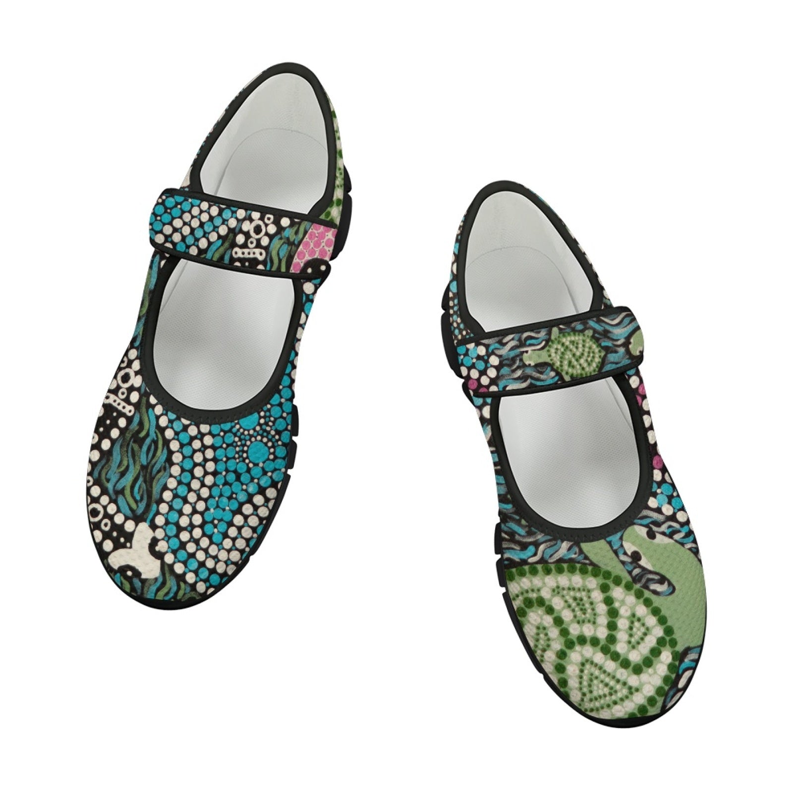 Family Travelling Together - Mary Jane Shoes