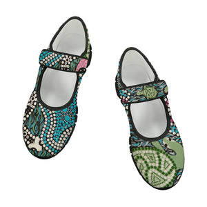 Family Travelling Together - Mary Jane Shoes