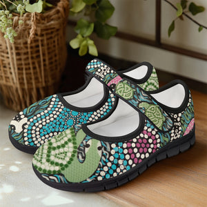 Family Travelling Together - Mary Jane Shoes