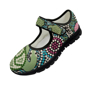Family Travelling Together - Mary Jane Shoes
