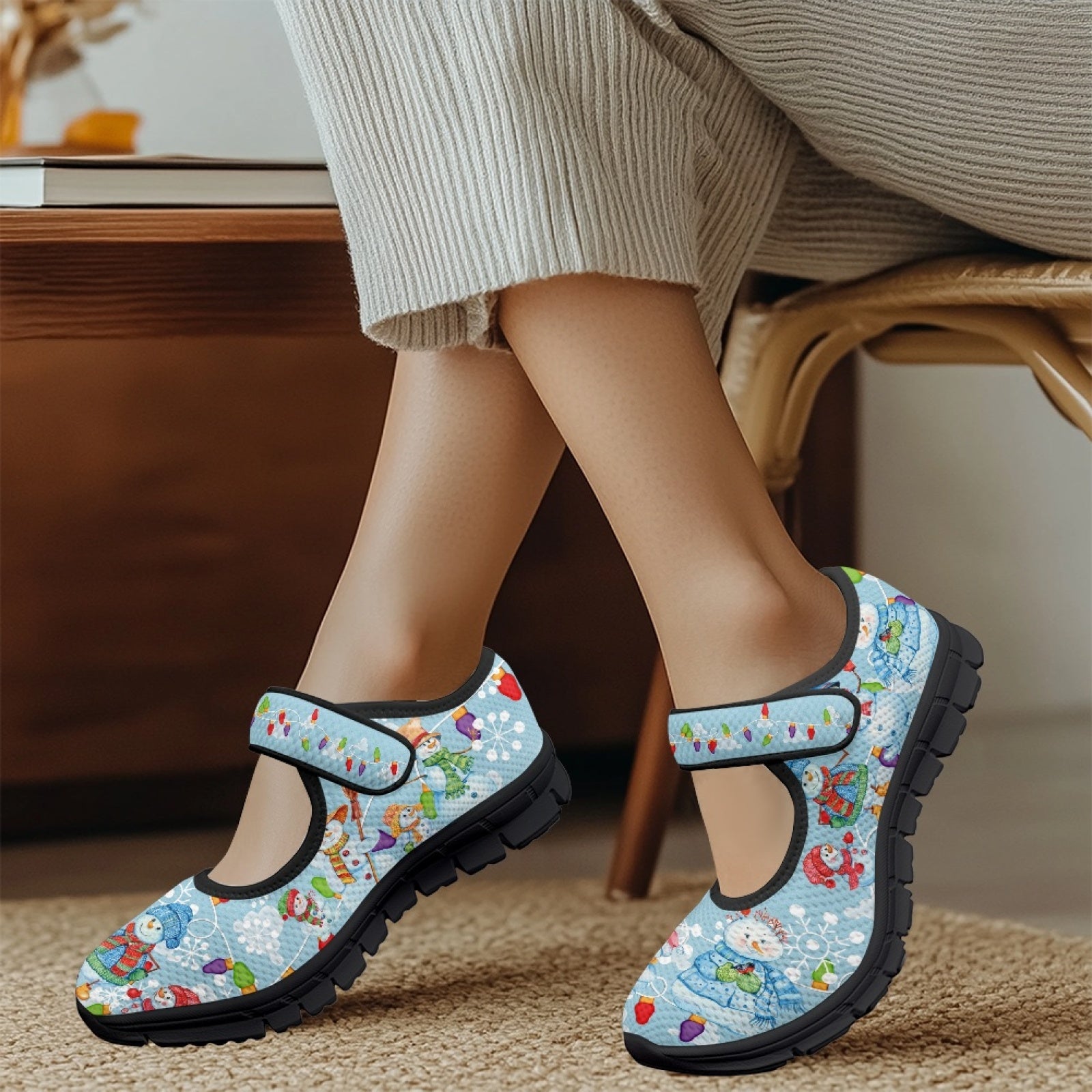 Snowmen - Mary Jane Shoes