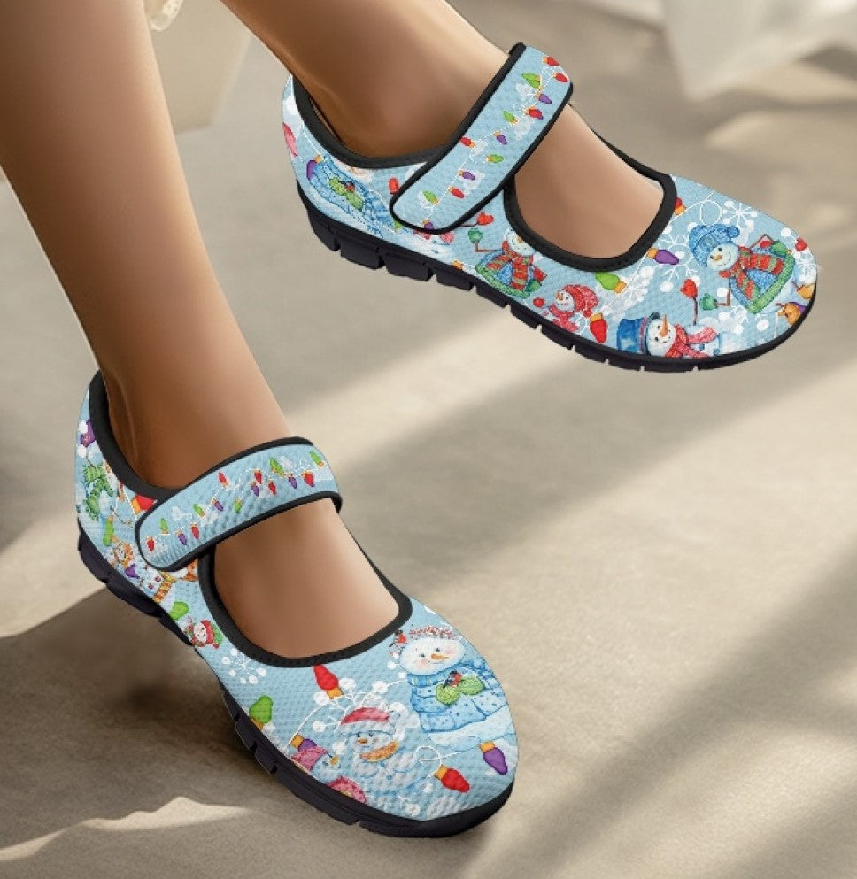 Snowmen - Mary Jane Shoes