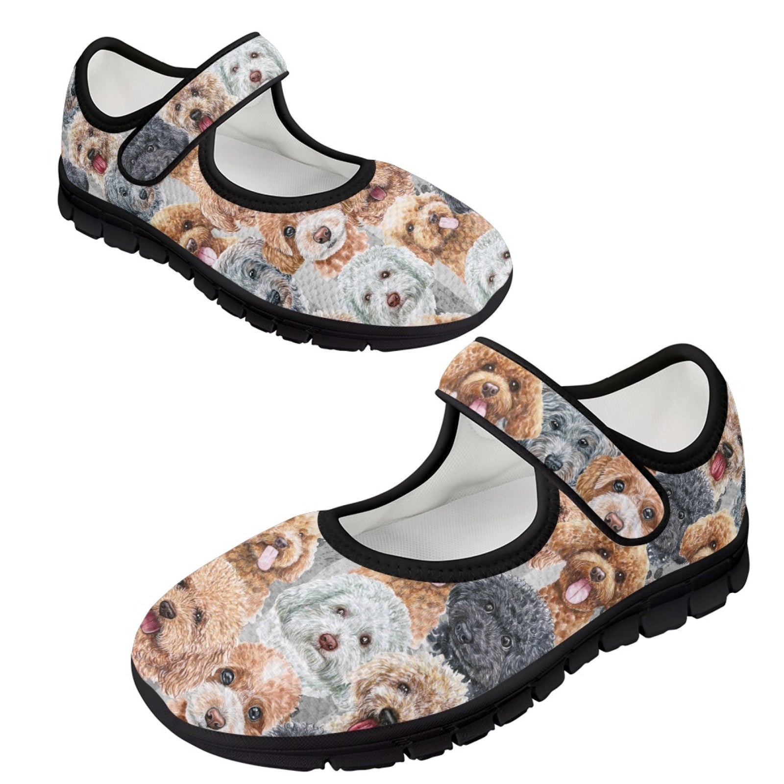 Poodle - Mary Jane Shoes