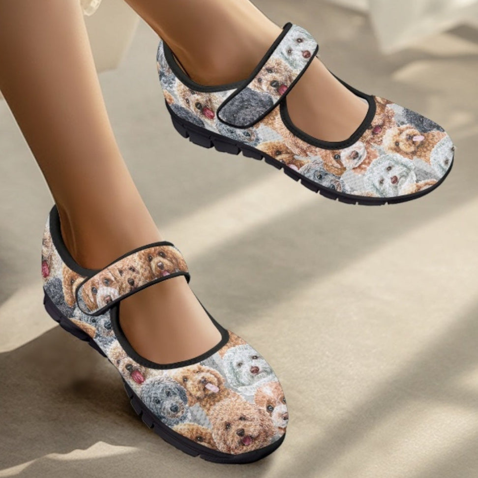 Poodle - Mary Jane Shoes